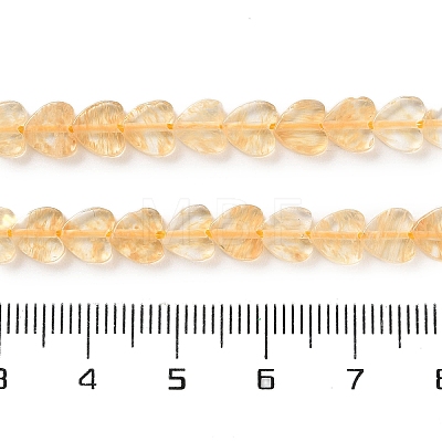 Natural Yellow Quartz Beads Strands G-M403-A24-02-1