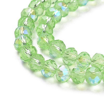 Electroplate Glass Beads Strands LS-EGLA-A034-T8mm-L17-1