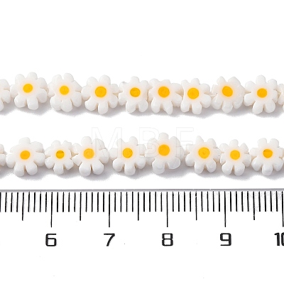 Handmade Millefiori Glass Bead Strands LAMP-J035-6mm-44-1