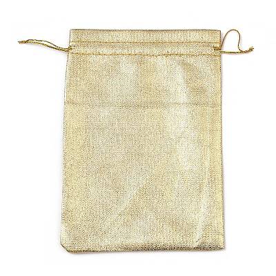 Rectangle Polyester Bags with Nylon Cord ABAG-E008-01A-04-1
