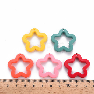 Opaque Acrylic Pendants MACR-S373-24H-1