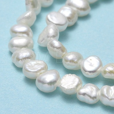 Natural Cultured Freshwater Pearl Beads Strands PEAR-A005-05A-01-1