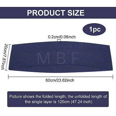 85% Cotton & 15% Elastic Fiber Ribbing Fabric for Cuffs FIND-WH0150-92C-1