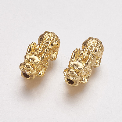 Feng Shui Real 24K Gold Plated Alloy Beads X-PALLOY-L205-06C-1