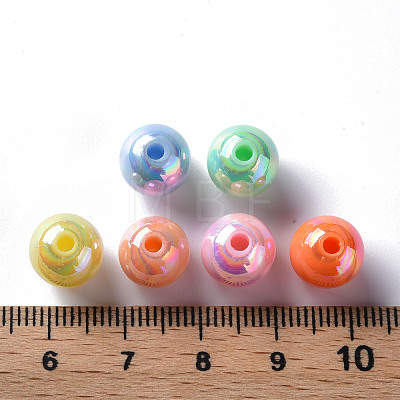 Opaque Acrylic Beads MACR-S370-D10mm-M1-1