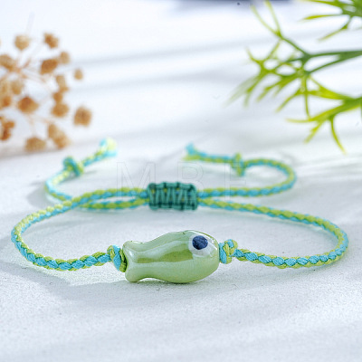 Handmade Porcelain Bead Adjustable Bracelets SL6185-1-1