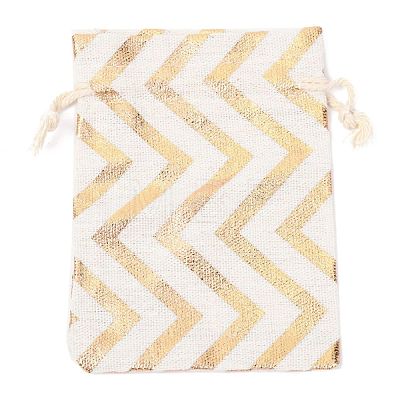 Christmas Theme Cotton Fabric Cloth Bag ABAG-H104-B05-1