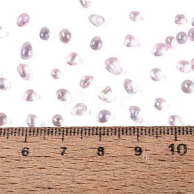 Transparent Electroplate Glass Beads EGLA-Q138-01J-1