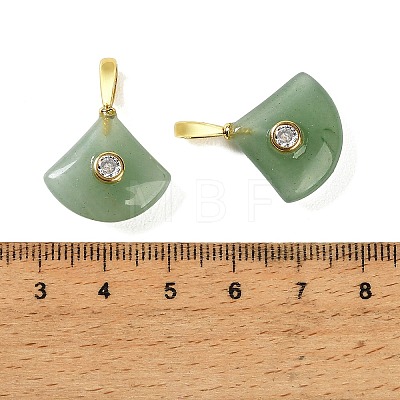 Natural Green Aventurine Pendants GG-CBA1AE1-01G-04-1