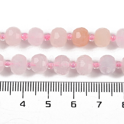 Natural Morganite Beads Strands G-H057-A03-01-1