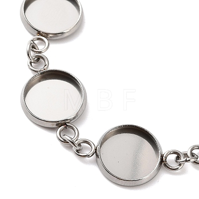 Non-Tarnish 304 Stainless Steel Bracelet Making SA-CBAFBB7-02P-A-1
