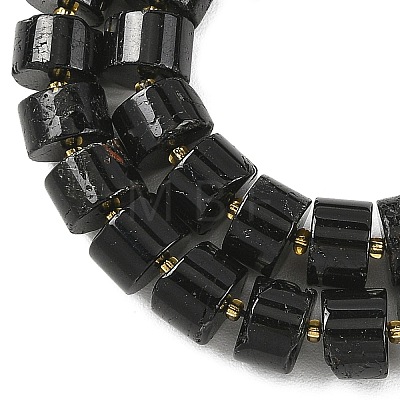 Natural Black Tourmaline Beads Strands G-K245-C13-1