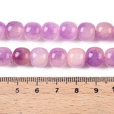 Dyed Natural White Jade Beads Strands G-T138-D04-1