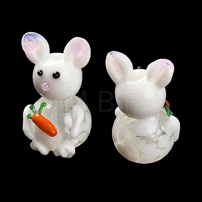 Handmade Lampwork Beads Strands LAMP-A005-02-1