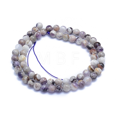 Natural Chevron Amethyst Beads Strands X-G-L552H-06A-1