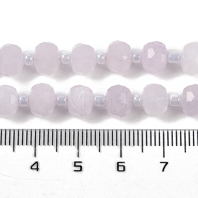 Natural Dyed White Jade Beads Strands G-H057-A22-04-1