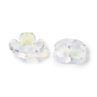 Baking Paint Glass Bead Caps GLAA-S202-04-1