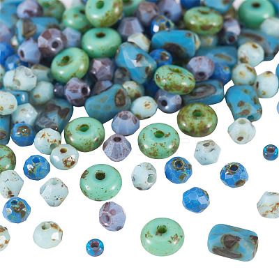 140Pcs 7 Styles Glass Seed Beads Sets SEED-TAD0001-02A-1