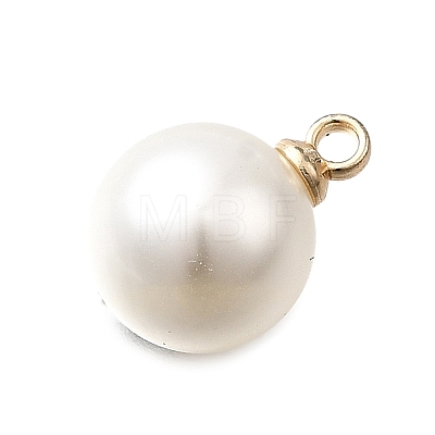 ABS Plastic Imitation Pearl Pendants FIND-H052-01F-01KCG-1