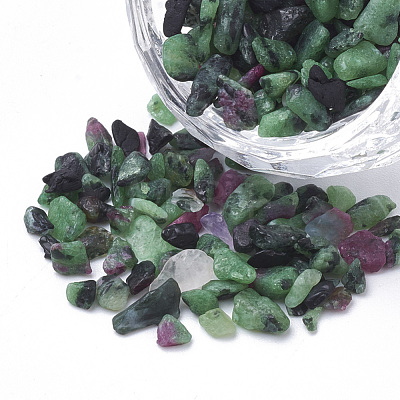 Natural Ruby in Zoisite Gemstone Beads G-R364-16-1