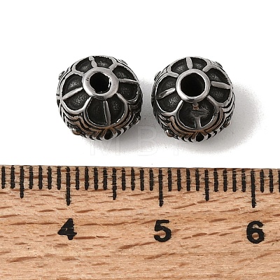304 Stainless Steel Beads STAS-K255-20D-AS-1