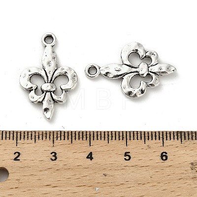 Lily Symbol Tibetan Style Alloy Pendants PALLOY-E776-01AS-02-1