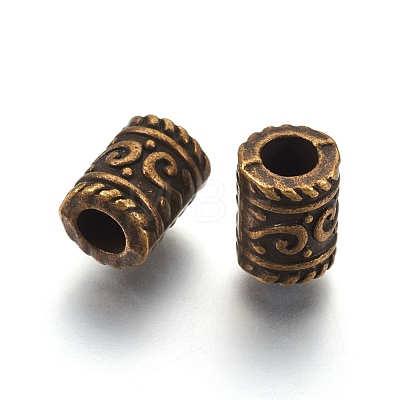 Tibetan Antique Bronze Metal Beads MLF0834Y-1