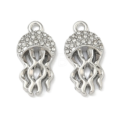 Alloy Crystal Rhinestone Pendants FIND-G108-04B-P-1
