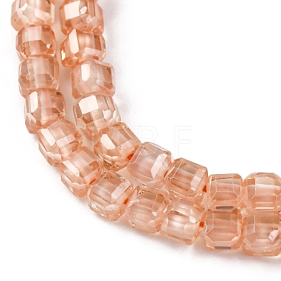 Cubic Zirconia Bead Strands ZIRC-P109-01B-06-1