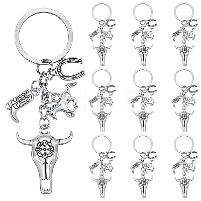 20Pcs Alloy Keychains KEYC-SC00027-1