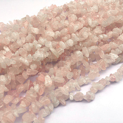 Natural Rose Quartz Beads Strands G-E332-83-1