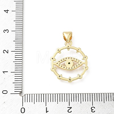 Brass Micro Pave Colorful Cubic Zirconia Pendants KK-L273-02G-1
