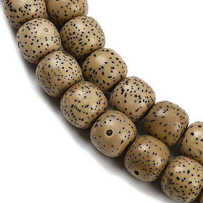 Natural Rudraksha Bodhi Seed Beads Strand WOOD-B010-A03-9x10mm-1