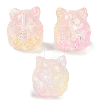 Transparent Spray Paint Glass Beads X1-GLAA-H035-01B-1