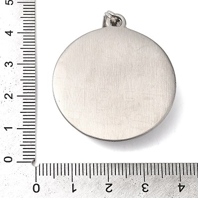 304 Stainless Steel Pendants STAS-Z067-03P-1