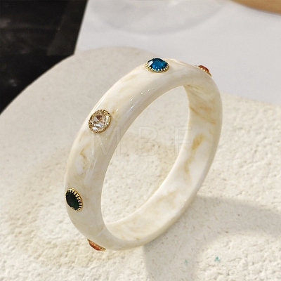 Resin Bangles for Women LS-BJEW-P357-04G-1