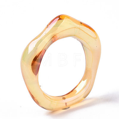 Transparent Resin Finger Rings RJEW-T013-001-E05-1