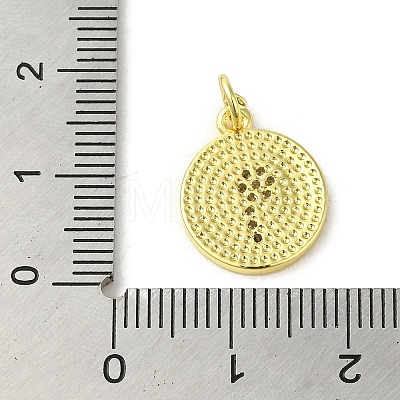 Brass Micro Pave Cubic Zirconia Pendants KK-M283-14C-01-1