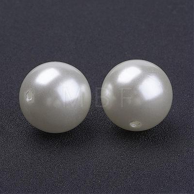 Imitated Pearl Acrylic Beads PACR-20D-12-1