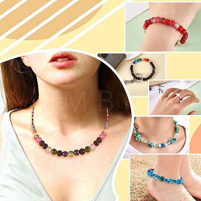 2 Bag Glass Round Beads Set JX547K-1