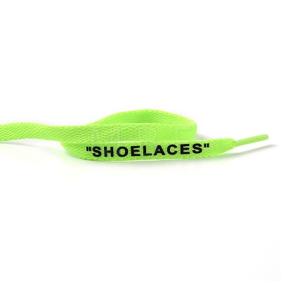 Polyester Flat Custom Shoelace AJEW-H116-A01-1