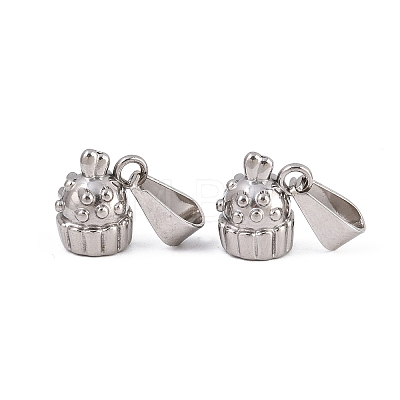304 Stainless Steel Pendants STAS-B167-21C-P-1