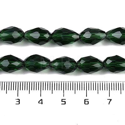 Transparent Glass Beads Strands X-EGLA-N013-T10mm-D15-1