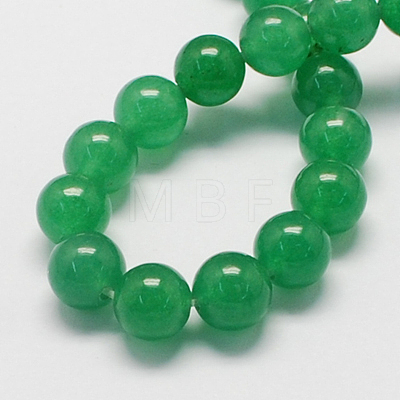 Natural White Jade Bead Strands G-R165-12mm-14-1