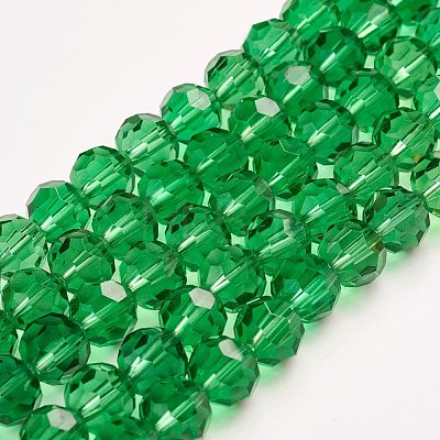 Imitation Austrian Crystal Bead Strands G-M181-4mm-15A-1