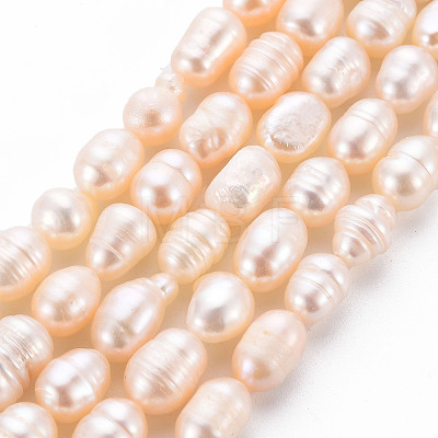 Natural Cultured Freshwater Pearl Beads Strands X1-PEAR-S012-41E-1