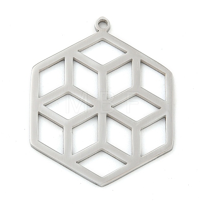 Non-Tarnish 304 Stainless Steel Pendants STAS-Z076-08P-1