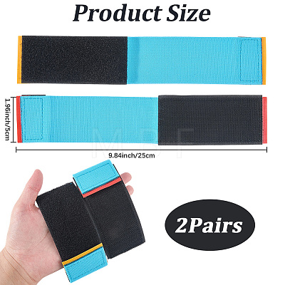 Polyester Gymnastics Ankle Straps AJEW-WH20006-462B-1