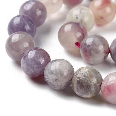 Natural Cherry Blossom Tourmaline Beads Strands G-Q1001-A04-02-1