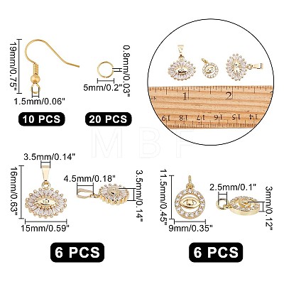 ARRICRAFT DIY Dangle Earring Making Kits DIY-AR0001-56-1